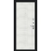 Дверь входная BRAVO Проф 109.П29 Букле черное / Bianco Veralinga